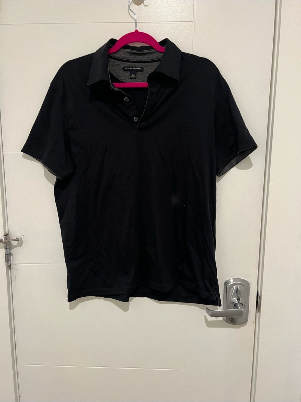 Banana Republic Black Men's Polo Shirt